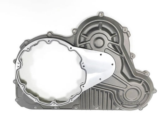Partes de fundición a presión de aleación de aluminio Motor de motocicleta Motor de accionamiento primario Cobertura de polvo