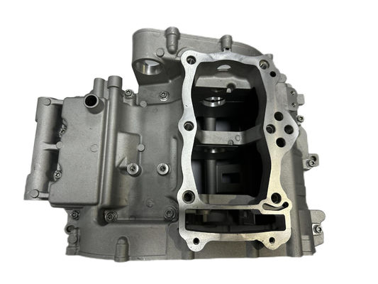 Partes de fundición a presión de aleación de aluminio Motor de motocicletas Crankcase doble cilindro