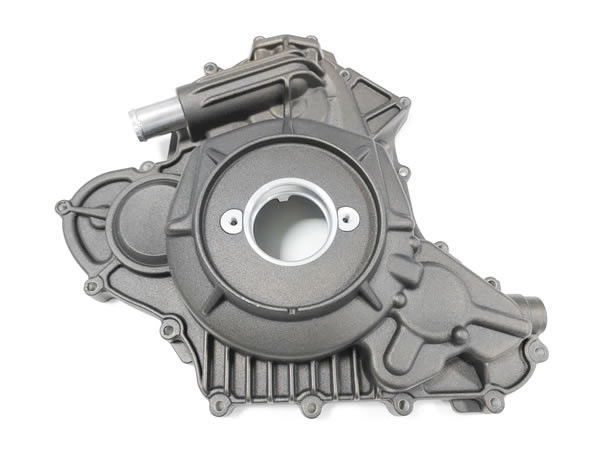 Partes de fundición a presión de aleación de aluminio Motor de motocicleta Motor de accionamiento primario Cobertura de polvo