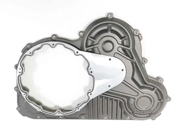 Partes de fundición a presión de aleación de aluminio Motor de motocicleta Motor de accionamiento primario Cobertura de polvo