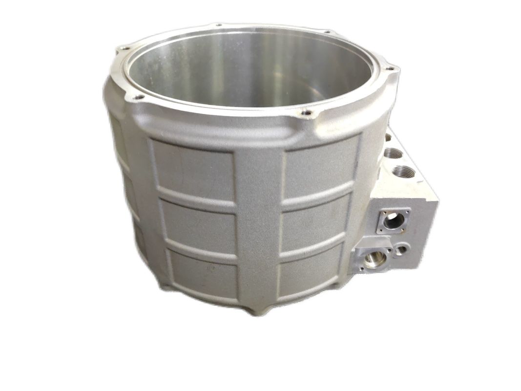 Casilla de motor de fundición de baja presión de aleación de aluminio para conducción de vehículos eléctricos