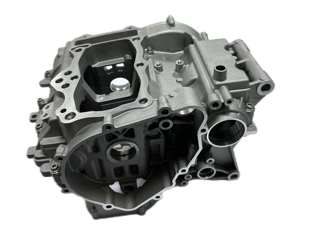 Partes de fundición a presión de aleación de aluminio Motor de motocicletas Crankcase doble cilindro