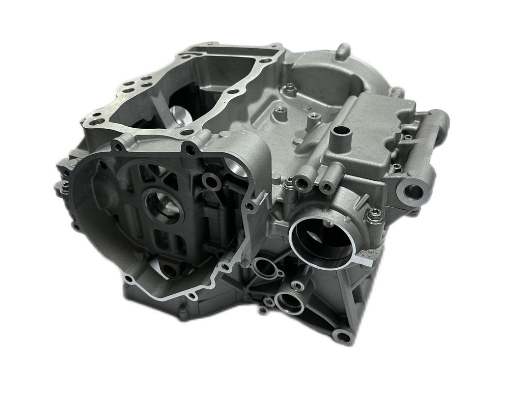 Partes de fundición a presión de aleación de aluminio Motor de motocicletas Crankcase doble cilindro
