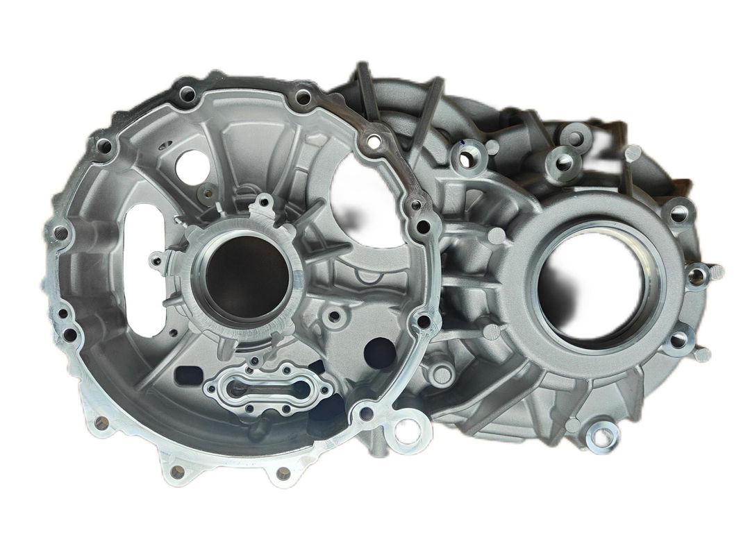 Partes de fundición a presión de aleación de aluminio Motor de motocicletas Crankcase doble cilindro