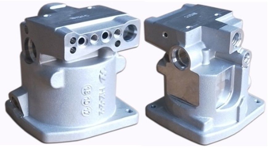 Casilla de manivela hidráulica anodizada de molde permanente de aluminio para motor fueraborda