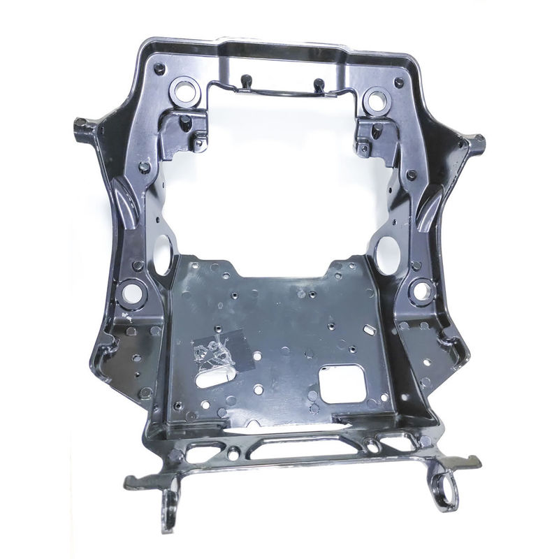 Partes de fundición de aluminio recubiertas en polvo Cuadro de parabrisas de alta presión para motocicletas